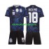 Camisola Argentina Nico Paz 18 Criança Equipamento Segundo Copa do Mundo 2026 Manga Curta